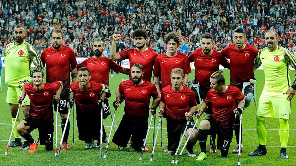 Ampute milliler finale yükseldi