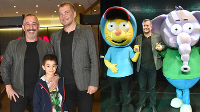 Ünlü çocuklar ve aileleri "Kral Şakir"in prömiyerinde buluştu