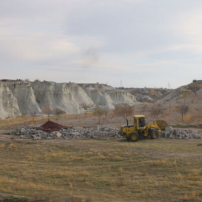 Peribacaları kurtuluyor! Yıkım başladı