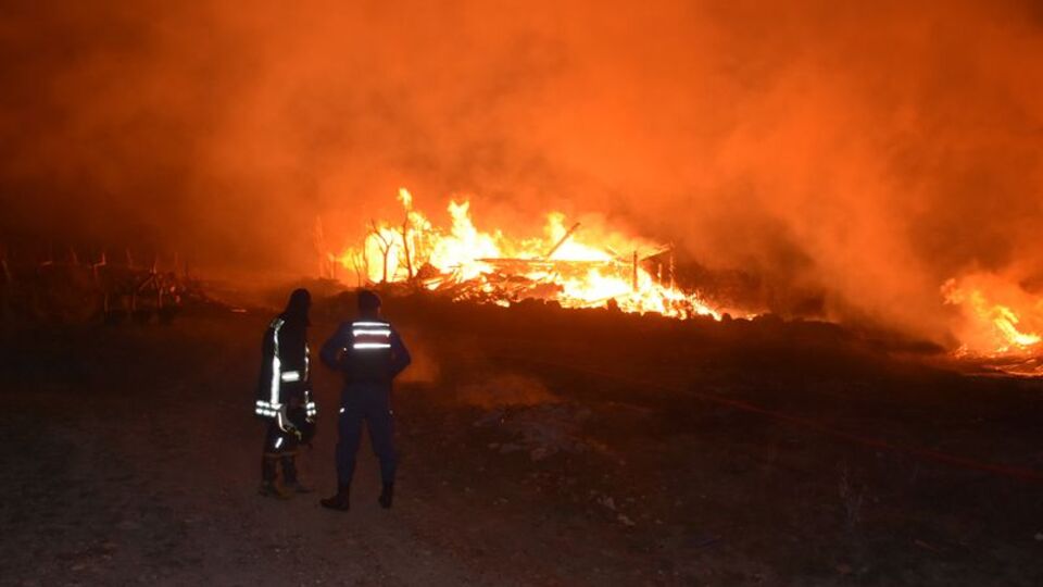 Kastamonu'da korkutan yangın