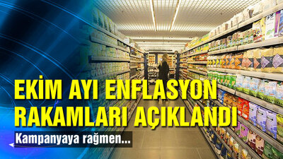 Ekim ayı enflasyon rakamları açıklandı