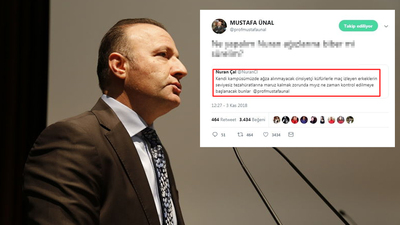 Rektörden öğrenciye şaşırtan yanıt!