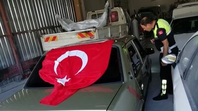 Oto boyacıda ele geçirildi! Polis sürücüyü psikoloğa sevk etti