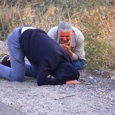 Duyar duymaz koştular, görünce yıkıldılar!