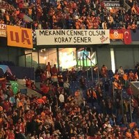 Galatasaray taraftarı Koray Şener'i unutmadı