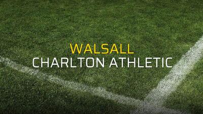 Walsall: 0 - Charlton Athletic: 2