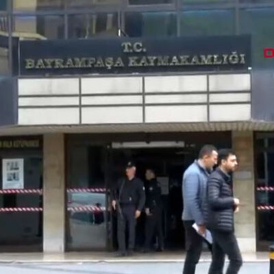 Bayrampaşa'da kaymakamlık binasında intihar girişimi