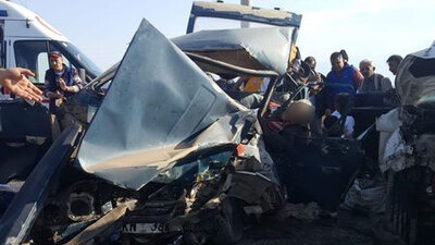 Feci kaza! Yardıma koşanlar dehşete düştü