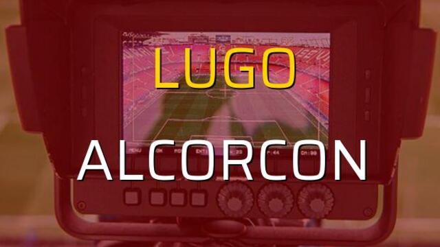 Lugo - Alcorcon maçı heyecanı