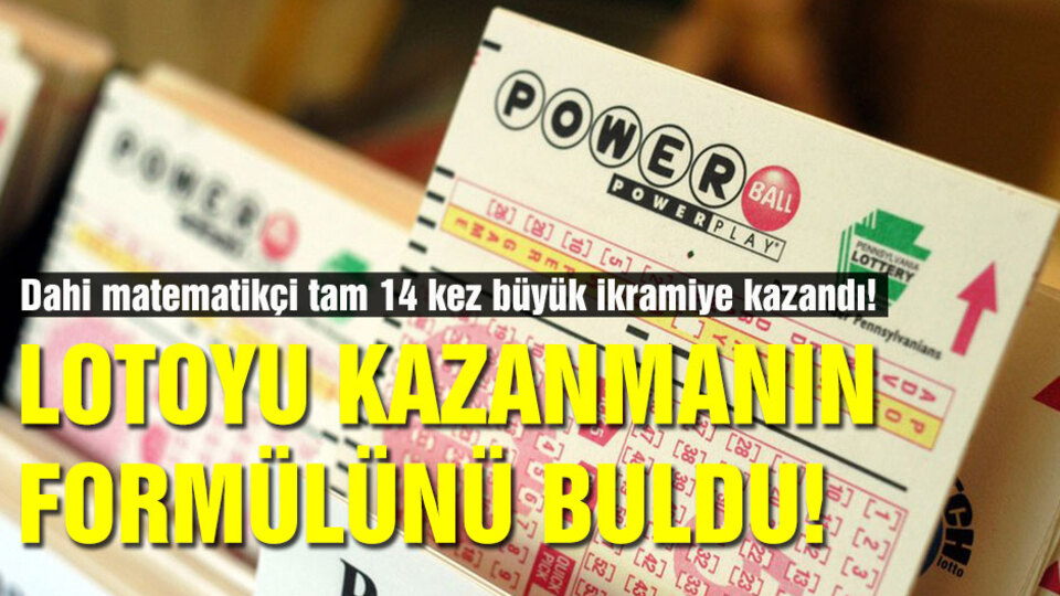 Büyük ikramiyeyi 14 kez tutturan matematikçinin 'loto kazanma formülü'
