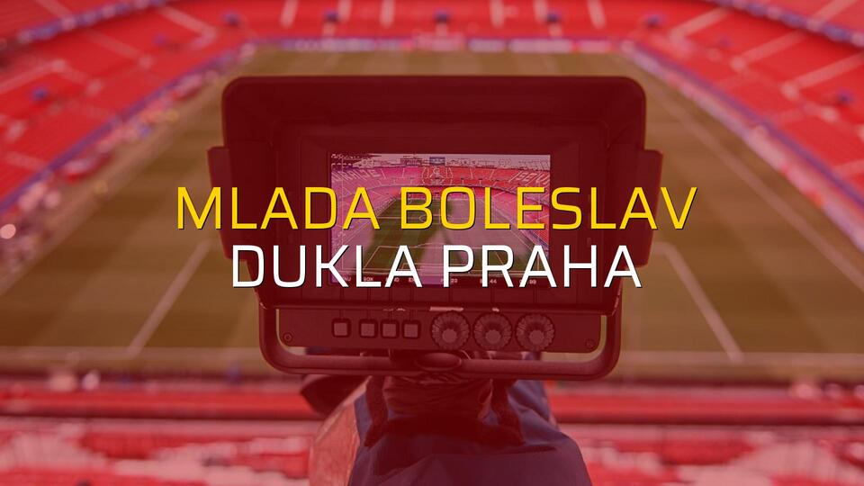 Mlada Boleslav - Dukla Praha maçı istatistikleri