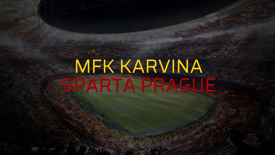 MFK Karvina - Sparta Prague sahaya çıkıyor
