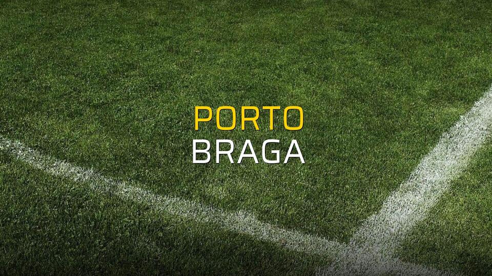 Porto - Braga maçı öncesi rakamlar