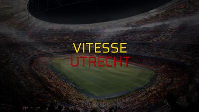 Vitesse - Utrecht maçı rakamları