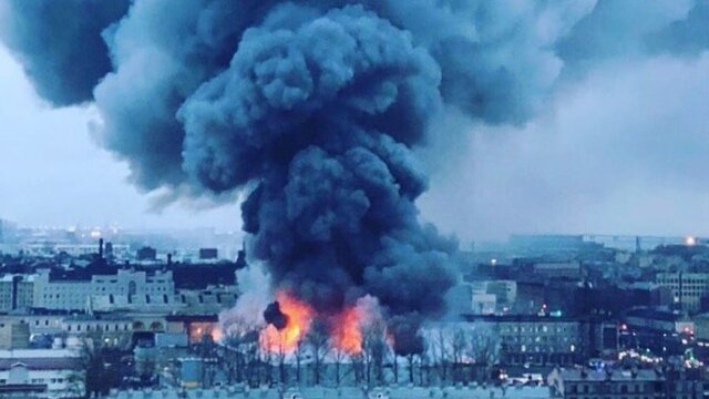 Rusya'da yangın!