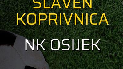 Slaven Koprivnica: 0 - NK Osijek: 1 (Maç sonucu)