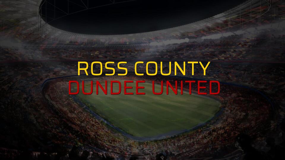 Ross County: 0 - Dundee United: 1 (Maç sonucu)