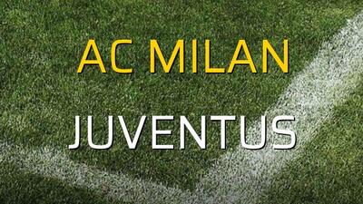 AC Milan - Juventus maçı rakamları