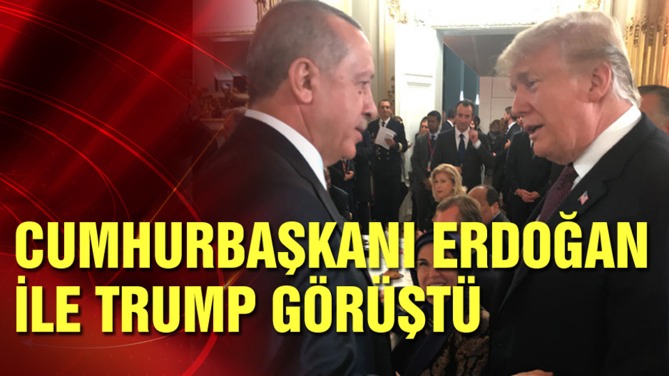Cumhurbaşkanı Erdoğan ile Trump görüştü