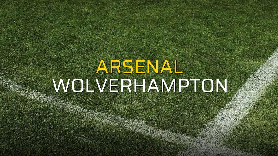 Arsenal - Wolverhampton maçı istatistikleri