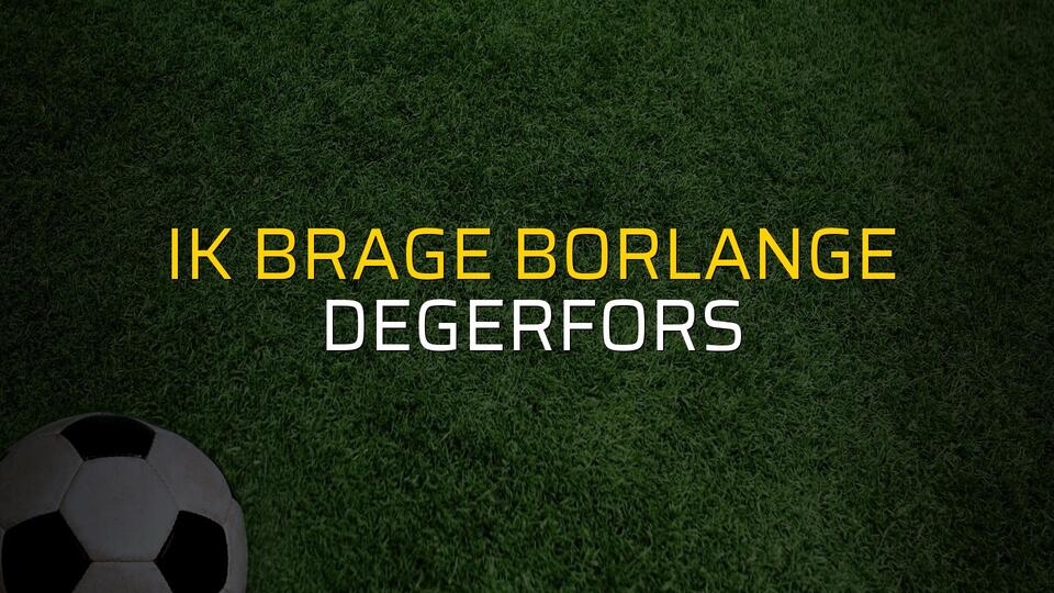IK Brage Borlange: 0 - Degerfors: 1 (Maç sonucu)