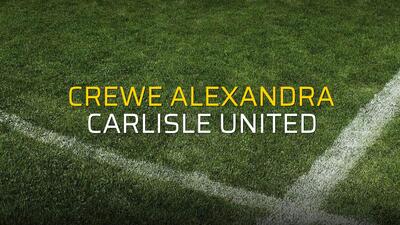 Crewe Alexandra: 0 - Carlisle United: 0 (Maç sona erdi)