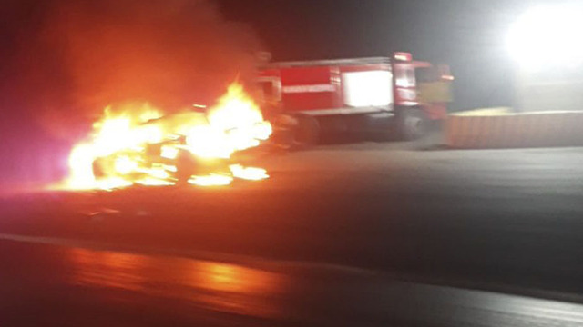 Kesilen cezaya kızdı, otomobilini yaktı