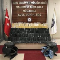 Van'da bir evde 80 kilo eroin ele geçirildi