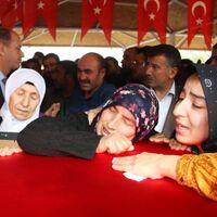 Mühimmat şehidine veda...