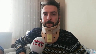 Camide akılalmaz kaza!