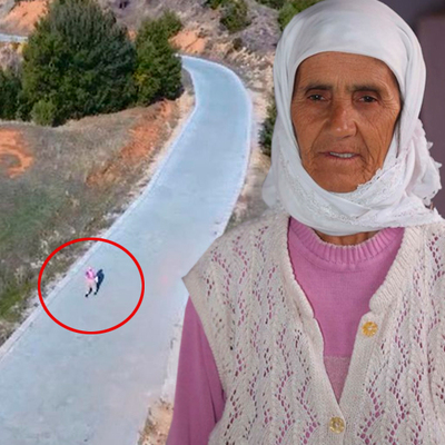 İlk kez drone gördü! Kaçırılmaktan korkmuş!