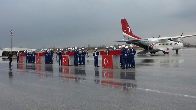 Van'da 4 şehit için tören...