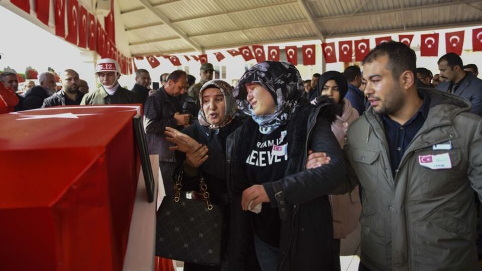 Yürek yakan an! Komutanı böyle izledi