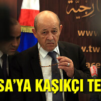 Fransa'ya Kaşıkçı tepkisi!