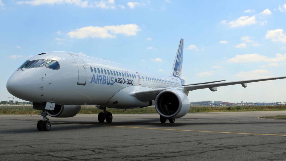 Airbus'un yeni uçağı A220 İstanbul'da