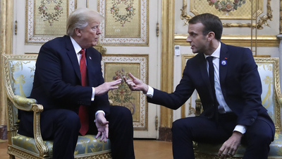 Trump'tan Macron'a çok sert Avrupa Ordusu tepkisi!