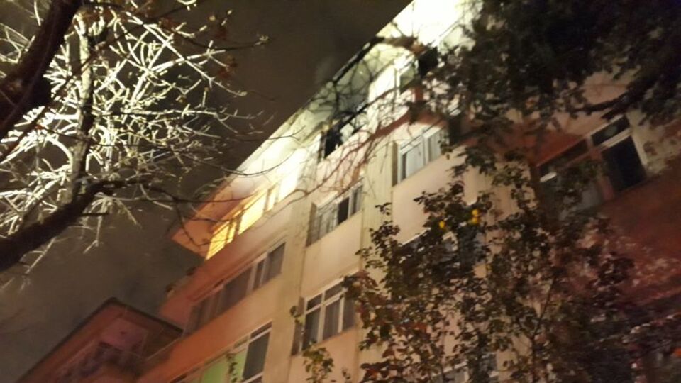 Başkentte ev yandı, 4 evcil hayvan öldü