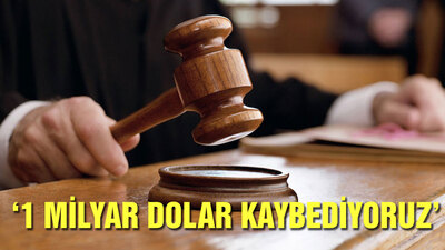 '1 milyar dolar kaybediyoruz'