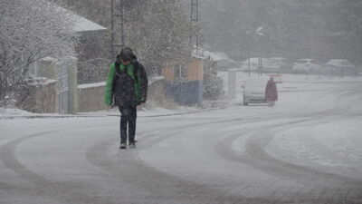 O kentlerde kar alarmı verildi!