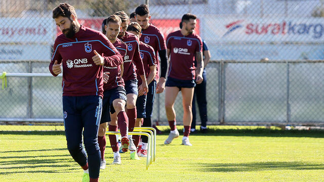 Trabzonspor'da Fenerbahçe maçı hazırlıkları