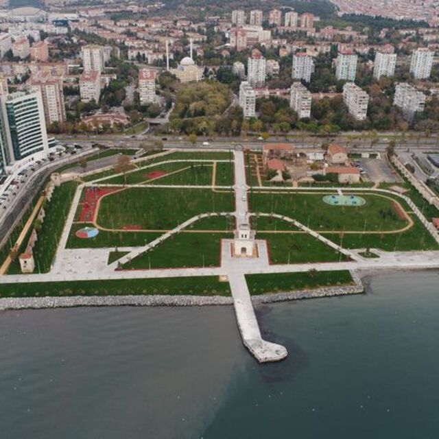 Son hali havadan görüntülendi! Denize de girilebilecek