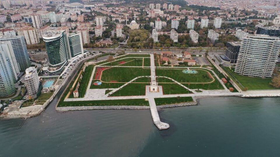 Son hali havadan görüntülendi! Denize de girilebilecek