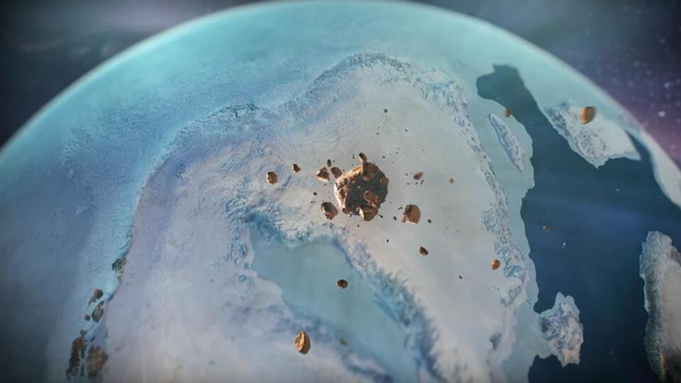 Bir ilk! Dev krater keşfedildi