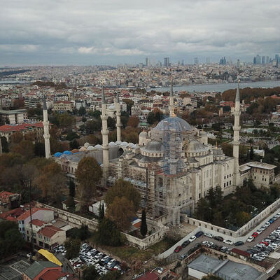 Sultanahmet Camisi'nde şaşırtan görüntü!