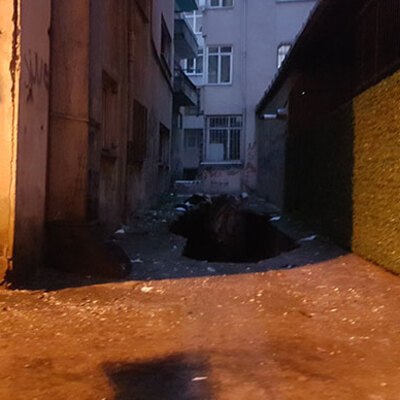 6 katlı bina çökme riski nedeniyle boşaltıldı