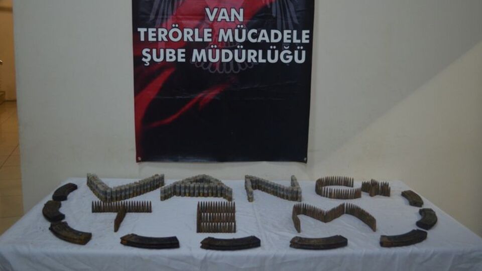 Terör operasyonunda çok sayıda mühimmat ele geçirildi