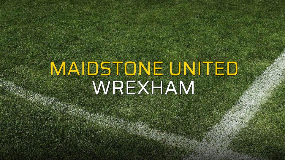 Maidstone United - Wrexham maçı öncesi rakamlar