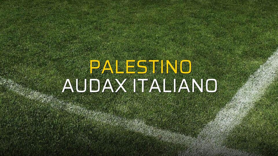 Palestino - Audax Italiano maç önü