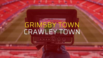 Maç sona erdi: Grimsby Town: 1 - Crawley Town:0