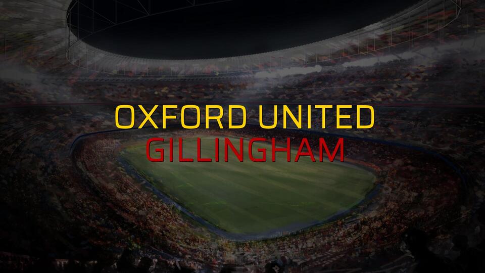 Oxford United: 1 - Gillingham: 0